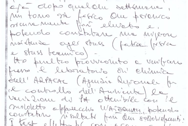 Testimonianze sull’uso dell’acqua alcalina